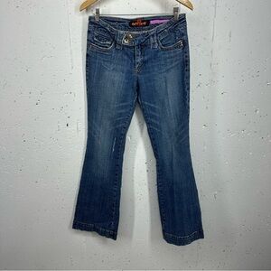 Vintage Y2K Dollhouse Size 9 x 30.5 Low Rise Boot Cut Flare Stretch Jeans